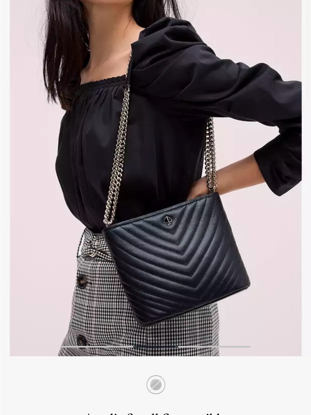 Kate Spade Amelia Small Convertible Crossbody - Black